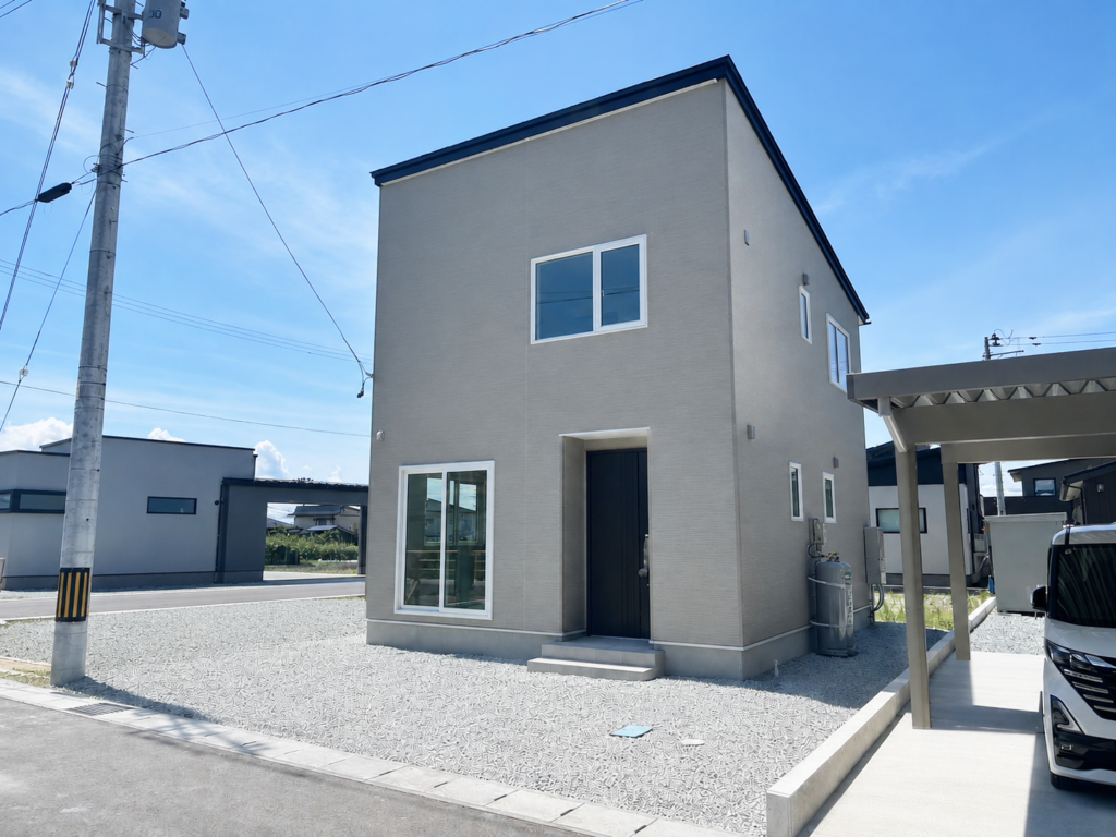 モデルハウス・建売住宅外観｜東根市神町西5｜3LDK24坪タイプ｜天童市バリューハウス